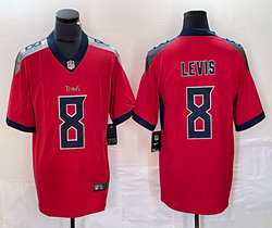 1.Nike Tennessee Titans #8 Will Levis Inverted Legend Stitched NFL Jersey