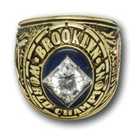 1955 MLB Championship Rings Brooklyn Dodgers World Series Ring