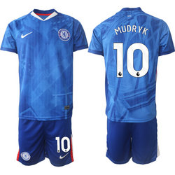 2025-26 Chelsea #10 MUDRYK Home Soccer Club Jersey