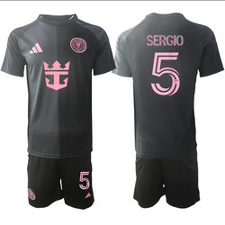 2025-26 Inter Miami CF #5 SERGIO away Soccer Club Jersey