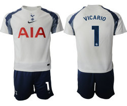 2025-26 Tottenham Hotspur #1 VICARION Home Soccer Club Jersey