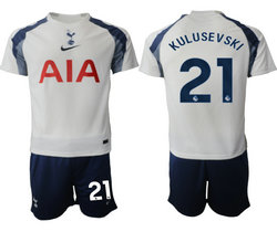 2025-26 Tottenham Hotspur #21 Kulusevski Home Soccer Club Jersey