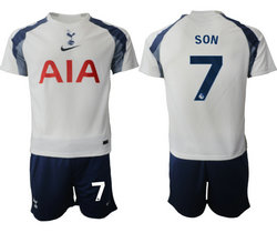 2025-26 Tottenham Hotspur #7 SON Home Soccer Club Jersey