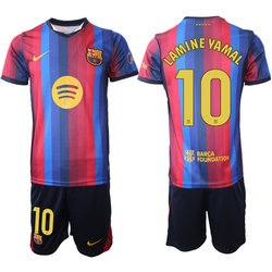 2026-27 Barcelona #10 Lamine Yamal home Soccer Club Jersey