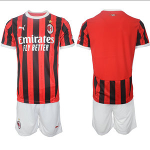 AC Milan 2024-25 Blank home Soccer Club Jersey
