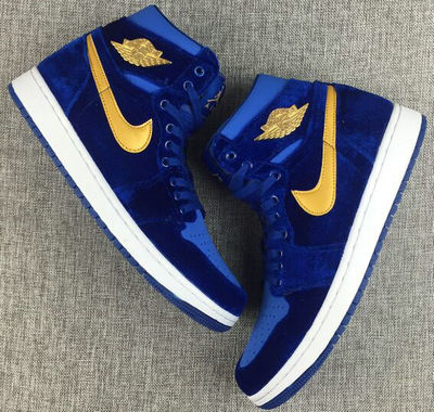 Air Jordan 1(I) Blue Basketball shoes size 40-45