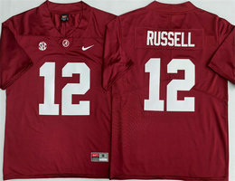 Alabama Crimson Tide #12 Keelon Russell Red 2026 Stitched Football Jersey