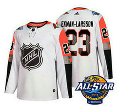 Arizona Coyotes #23 Oliver Ekman-Larsson White 2018 NHL All-Star Stitched Ice Hockey Jersey