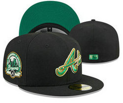 Atlanta Braves MLB Fitted hats YD 2