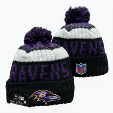 Baltimore Ravens NFL Knit Beanie Hats YD 01