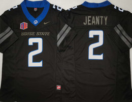 Boise State Broncos #2 Ashton Jeanty Black 2024 F.U.S.E. Stitched Football Jersey