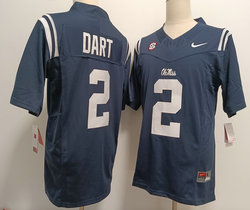 Boise State Broncos #2 Ashton Jeanty Navy 2024 F.U.S.E. Stitched Football Jersey