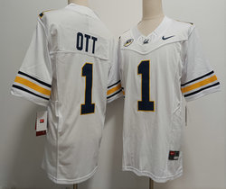 California Golden Bears #1 Jaydn Ott White F.U.S.E Stitched NCAA Jersey