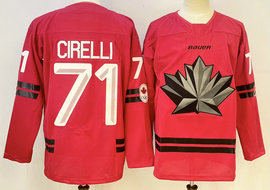 Canada #71 Anthony Cirelli Red Olympics Hockey Stitched Jersey