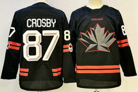 Canada #87 Sidney Crosby Black Olympics Hockey Stitched Jersey