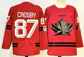 Canada #87 Sidney Crosby Red Olympics Hockey Stitched Jersey