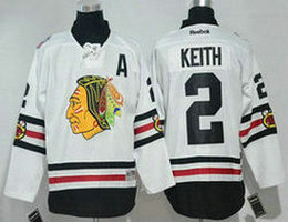 Chicago Blackhawks #2 Duncan Keith White 2017 Winter Classic Stitched NHL Jersey