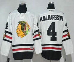 Chicago Blackhawks #4 Niklas Hjalmarsson White 2017 Winter Classic Stitched NHL Jersey