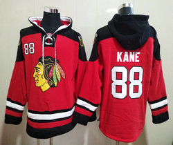 Chicago Blackhawks #88 Patrick Kane Red NHL Stitched Pullover Hoodie