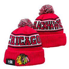 Chicago Blackhawks NHL Knit Beanie Hats 3
