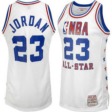 Chicago Bulls #23 Michael Jordan 1985 All Star Authentic Stitched NBA jersey