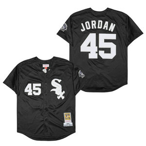 Chicago White Sox #35 Frank Thomas Black 1994 Throwback Authentic Stitched MLB jersey