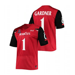 Cincinnati Bearcats #1 Sauce Gardner Red NCAA College Football Jersey