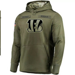 Cincinnati Bengals 2024 Army green Pullove Hoodie