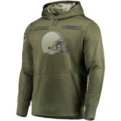 Cleveland Browns 2024 Army green Pullove Hoodie