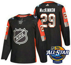 Colorado Avalanche #29 Nathan MacKinnon Black 2018 NHL All-Star Stitched Ice Hockey Jersey