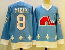 Colorado Avalanche #8 Cale Makar Blue Authentic Stitched NHL Jersey