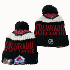 Colorado Avalanche NHL Knit Beanie Hats 1