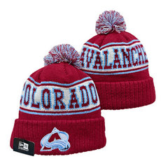 Colorado Avalanche NHL Knit Beanie Hats 2