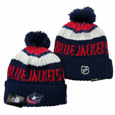 Columbus Blue Jackets NHL Knit Beanie Hats 1
