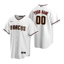 Custom Nike Arizona Diamondbacks Any Name White Game Authentic Stitched Baseball jersey