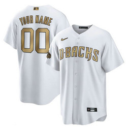 Custom Nike Arizona Diamondbacks White 2022 All Star Authentic Stitched MLB Jersey