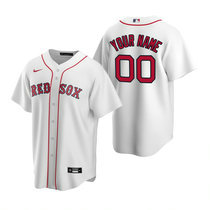 Custom Nike Boston Red Sox Any Name White Game Authentic stitched MLB jersey