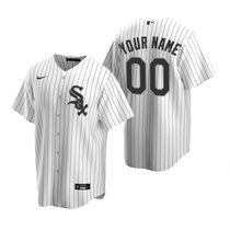 Custom Nike Chicago White Sox Any Name White Game Authentic Stitched MLB Jersey