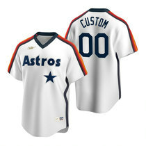Custom Nike Houston Astros White Cooperstown Collection Authentic stitched MLB jersey