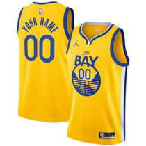 Customized Jordan Golden State Warriors Gold Authentic Stitched NBA jersey.jpg