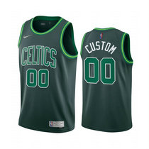 Customized Nike Boston Celtics Green 2020-21 Earned Edition Authentic Stitched NBA jersey