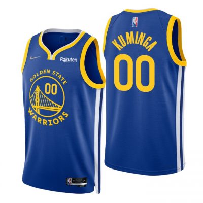 Customized Nike Golden State Warriors Royal Blue 75th Anniversary Authentic Stitched NBA jersey