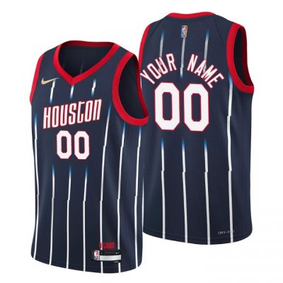 Customized Nike Houston Rockets City 75th Anniversary Authentic Stitched NBA jersey