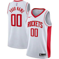 Customized Nike Houston Rockets White Authentic Stitched NBA jersey.jpg