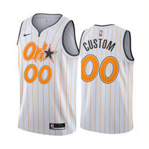 Customized Nike Orlando Magic White 2020-21 City Authentic Stitched NBA jersey