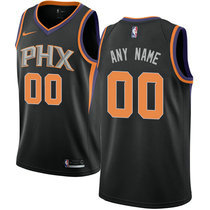 Customized Nike Phoenix Suns Black Authentic Stitched NBA jersey