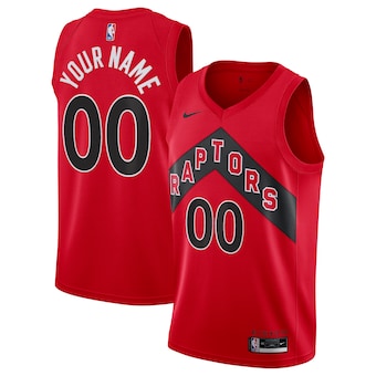 Customized Nike Toronto Raptors Red 2020-21 Authentic Stitched NBA jersey