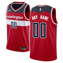 Customized Nike Washington Wizards Red Authentic Stitched NBA jersey