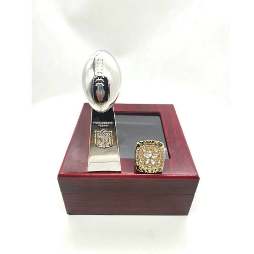 Dallas Cowboys 1995 NFL one ring + one trophy set