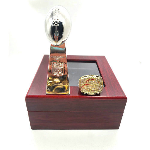 Denver Broncos 1998 NFL one ring + one trophy set